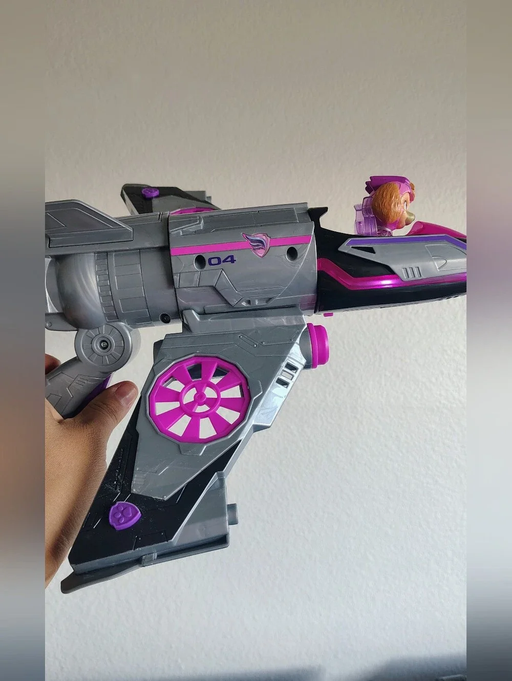 Kids Space Adventure Blaster Toy - Gray & Pink Popatrol